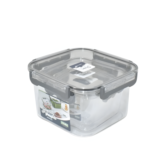 Acrylic Square Tupperware Set - 3 Pcs